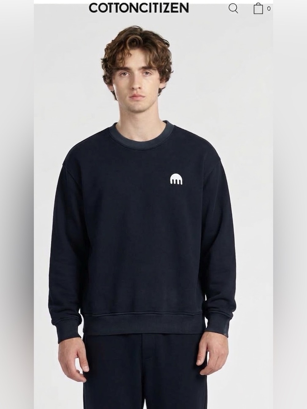 Cotton Citizen x Kraken French Terry made in USA Sweatshirt , Large